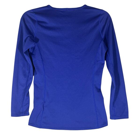 Patagonia XXS Midweight Capilene Long Sleeve Base Layer Polartec Crewneck Blue - Picture 2 of 9